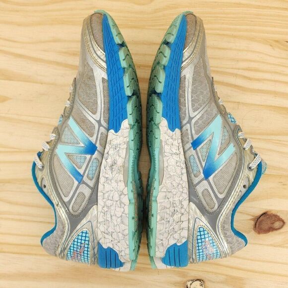 New Balance 860v5 Women's Running Shoes Sz 8 Gray Blue Sneakers Athletic Trainer - Picture 5 of 10
